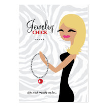 311 Jewelry Chick Wavy Blond business cards