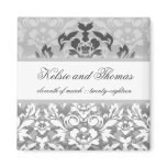 311-Kelsie Silver Glam w/ Crown Save the Date magnets