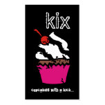 311-Kickin' Cupcake Business Card Templates