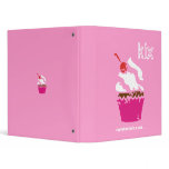 311-Kickin' Cupcake Strawberry Binder