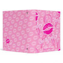 311-Kiss it Goodbye! Cancer Awareness binders by Jill311 311-Kiss it Goodbye! Cancer Awareness binders
