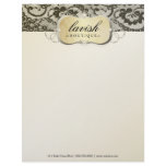 311 Lace De Luxe Gold Lace Letterhead Design