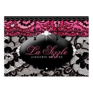 311-Lace de Luxe - Pink Business Card Templates