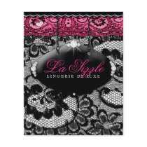 311-Lace De Luxe - Pink Diamonds Personalized Flyer