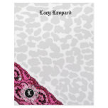 311-Lacy Leopard Pink Letterhead
