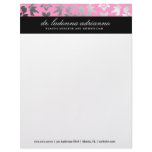311 Ladonna Damask Pink Letterhead Design
