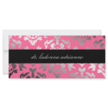 311-Ladonna Damask Rose Pink Rack rack cards