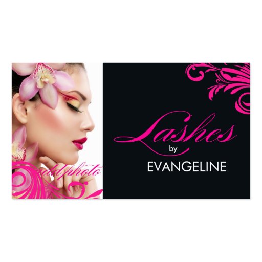 311 Lashes By Hot Pink Business Card