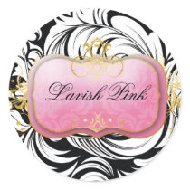 311-Lavish Pink Plate Black| Stickers