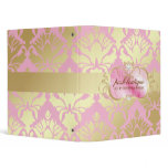 311-Lavish Pink Platter & Damask Shimmer Golden Binders