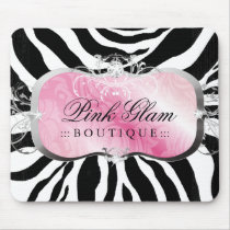 311-Lavish Pink Platter | Zebra Mousepad