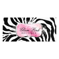 311-Lavish Pink Platter | Zebra Rack Card Design