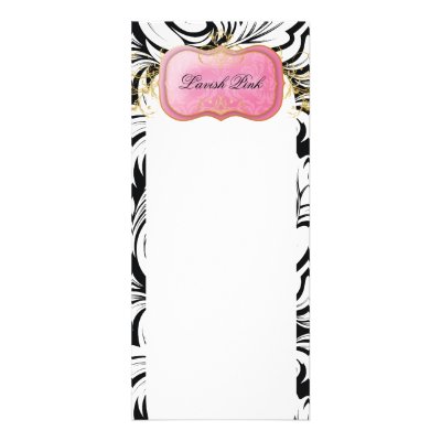 311-Lavish Pink Rack Card | Black by Jill311