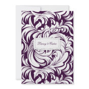 Lavish-Purple-Wedding Invitations
