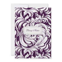 311-Lavishly Lainey Eggplant Invitation