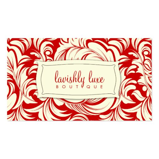 311 Lavishly Lainey Rouge Business Card (front side)