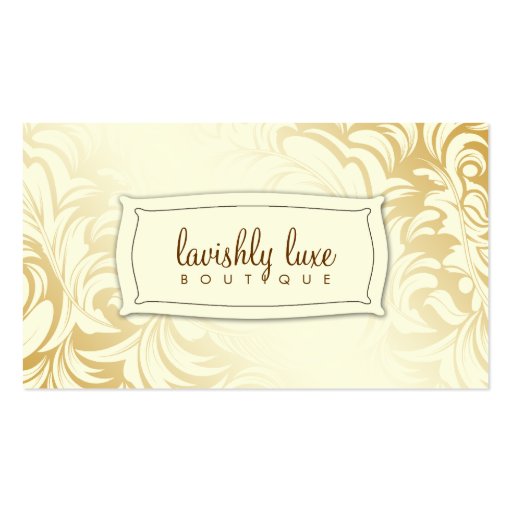 311 Lavishly Lainey Toasted Almond Business Card (front side)