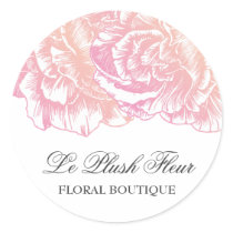 311 Le Plush Fleur Creamy Pink Stickers