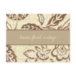 311-Lemon Floral Vintage Post Cards