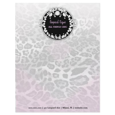 311-Leopard-Tique Letterhead by Jill311