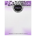 311 Leopard-Tique Purple Letterhead