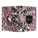 311-Leopard-Tique Wild Sunset 3 Ring Binders