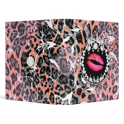 311-Leopard-Tique Wild Sunset Kiss Binder by Jill311