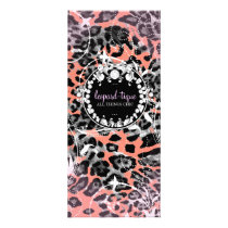 311-Leopard-Tique Wild Sunset Rack Card Template