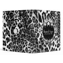 311-Leopard-Tique with Diamonds Vinyl Binders