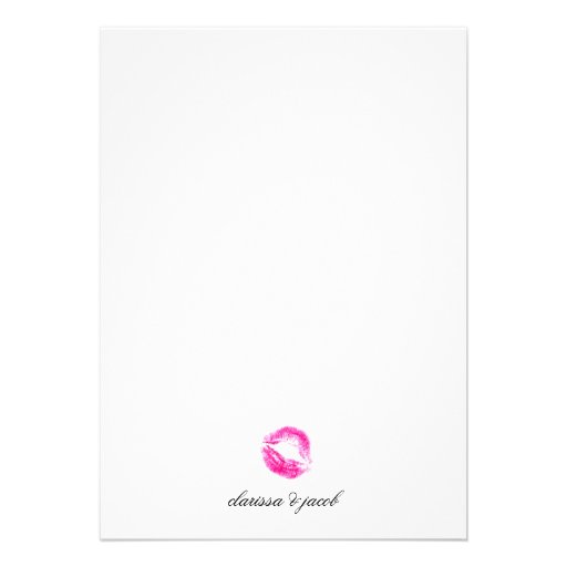 311-Lingerie Shower - Pink Kisses Custom Invite