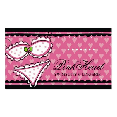311-LINGERIE SWIMSUIT 2 BUSINESS CARD by Jill311
