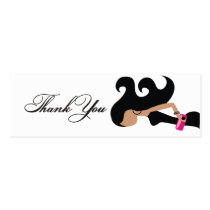 311-Little Black Dress Fashionista Thank You Tag business cards by Jill311 311-Little Black Dress Fashionista Thank You Tag business cards