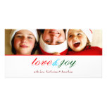 311-Love & Joy Custom Photo Picture Card