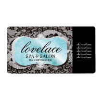 311 Love Lace Aqua Platter labels