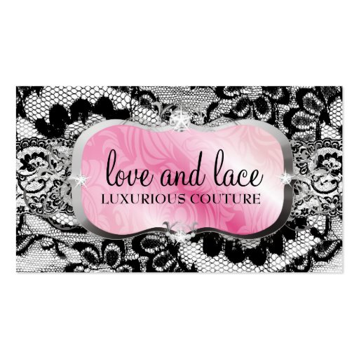 311 Love Lace Pink Platter Business Card