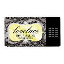 311 Love Lace Yellow Platter labels