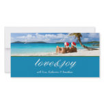 311-LoveJoy Custom Photo Blue Personalized Photo Card