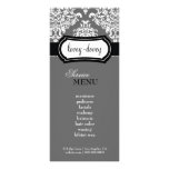 311 Lovey Dovey Damask Rack Card Grey
