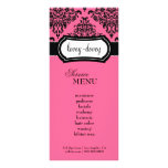 311 Lovey Dovey Damask Rack Card Peony Pink