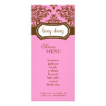 311 Lovey Dovey Damask Rack Card Pink Chocolate