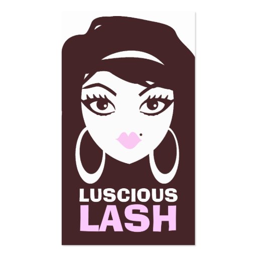 311 Luscious Lash Business Cards (front side)