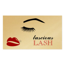 311 Luscious Lash Lip Bling Appointment Card Business Card Templates