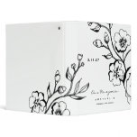 311-Lush Black & White Vinyl Binders