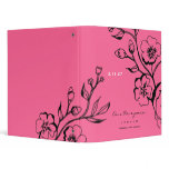 311-Lush Pink Black Binders