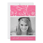 311-Lush Pink Sweet Sixteen Personalized Invite