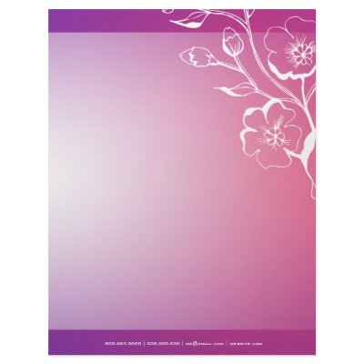 311-Lush Purple Radiance Letterhead by Jill311