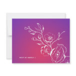 311-Lush Purple Radiance RSVP Custom Invites