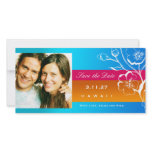 311-Lush Tropical Sunset Save the Date Photo Card