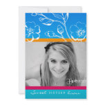 311-Lush Tropical Sunset  Sweet Sixteen Custom Invite