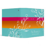 311-Lush Turquoise Floral Binders